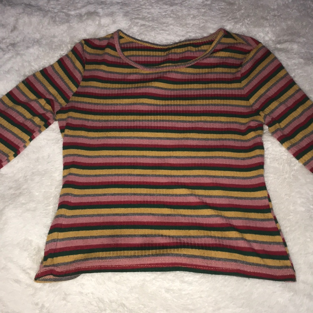 Long sleeve striped shirt